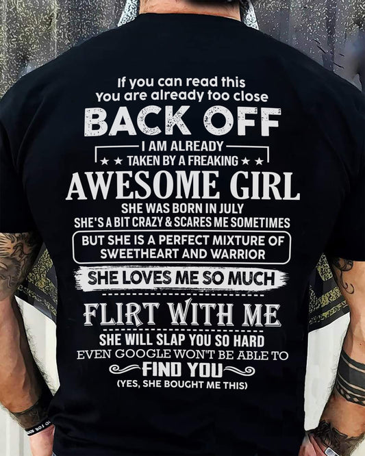 July – Awesome Girlfriend Born In July – Special gift for your Boyfriend – From Wife LUAN07 (SKU06-25-07)