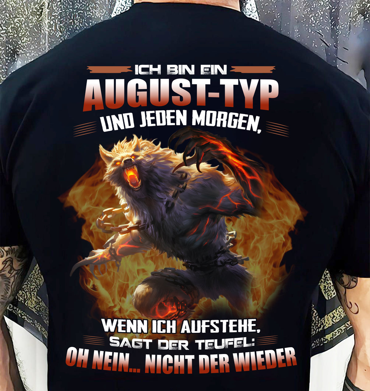 AUGUST, SAGT DER TEUFEL: OH NEIN… NICHT DER WIEDER - LUANMALE GER08 (SKU2605-383-08)
