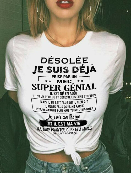 AOÛT - PETIT AMI INCROYABLE NÉ EN AOÛT - CADEAU SPÉCIAL POUR SA PETITE AMIE - LUAN08 (SKUF04-14-08)
