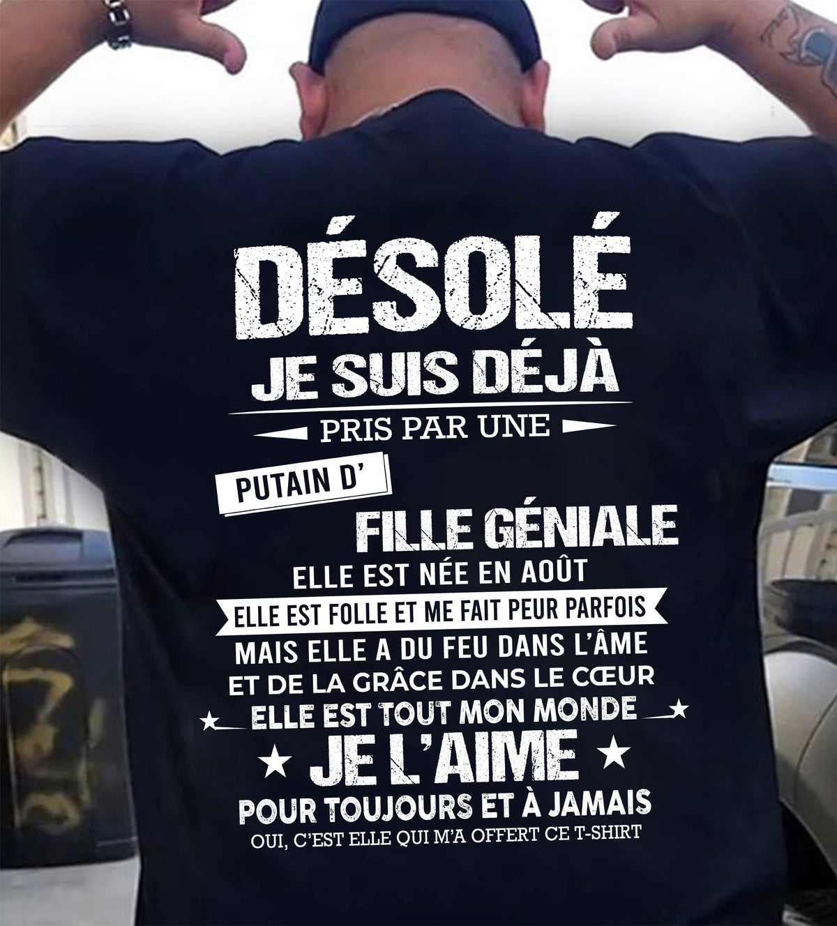 AOÛT – DÉSOLÉ, JE SUIS DÉJÀ PRIS PAR UNE FILLE VRAIMENT GÉNIALE – DE LA PART DE MA FEMME - FR08 / LUAN08 (SKU26T-01140-08)