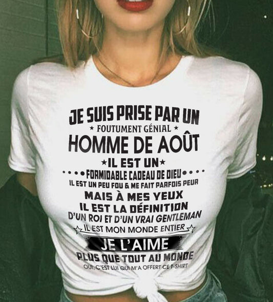 AOÛT – MAIS À MES YEUX, IL EST LA DÉFINITION D’UN ROI ET D’UN VÉRITABLE GENTLEMAN – DE SON MARI - FR08/LUAN08 (SKU2602-14-08)