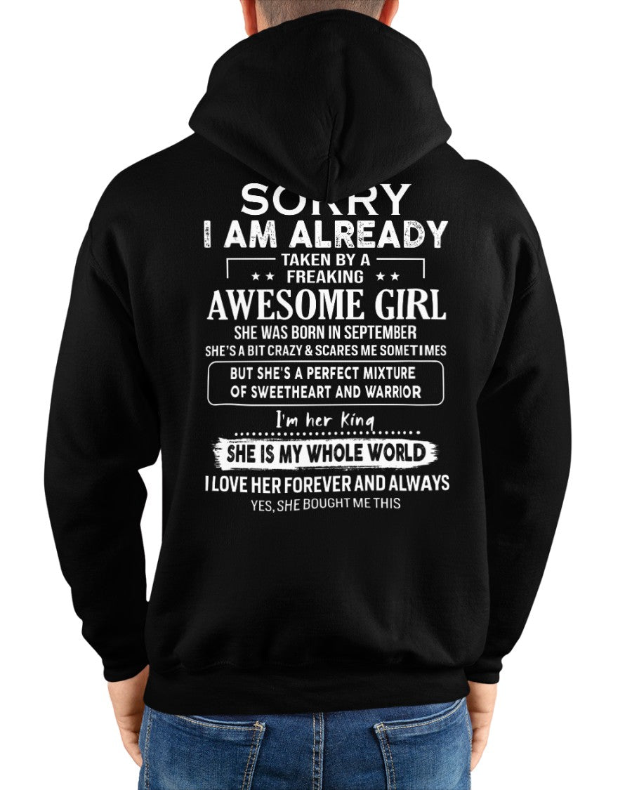 September - Awesome girl - Perfect gift for your boyfriend - (SKU04-86-09) - From Wife LUAN09