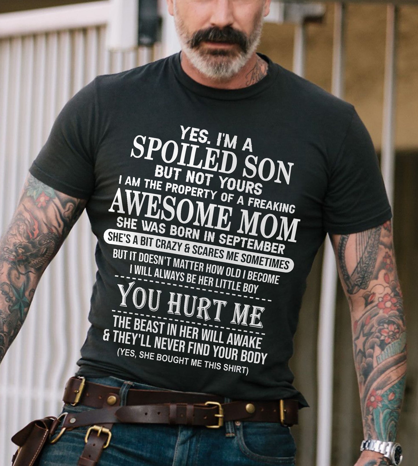 September - Awesome Mom Born In September - Special gift for Son From Mom - LUAN09 (SKU10-45-09)