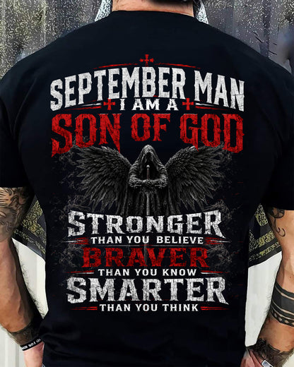 SEPTEMBER SON OF GOD – STRONGER THAN YOU BELIEVE T-SHIRT - LUAN09 (SKU2607-238-09)