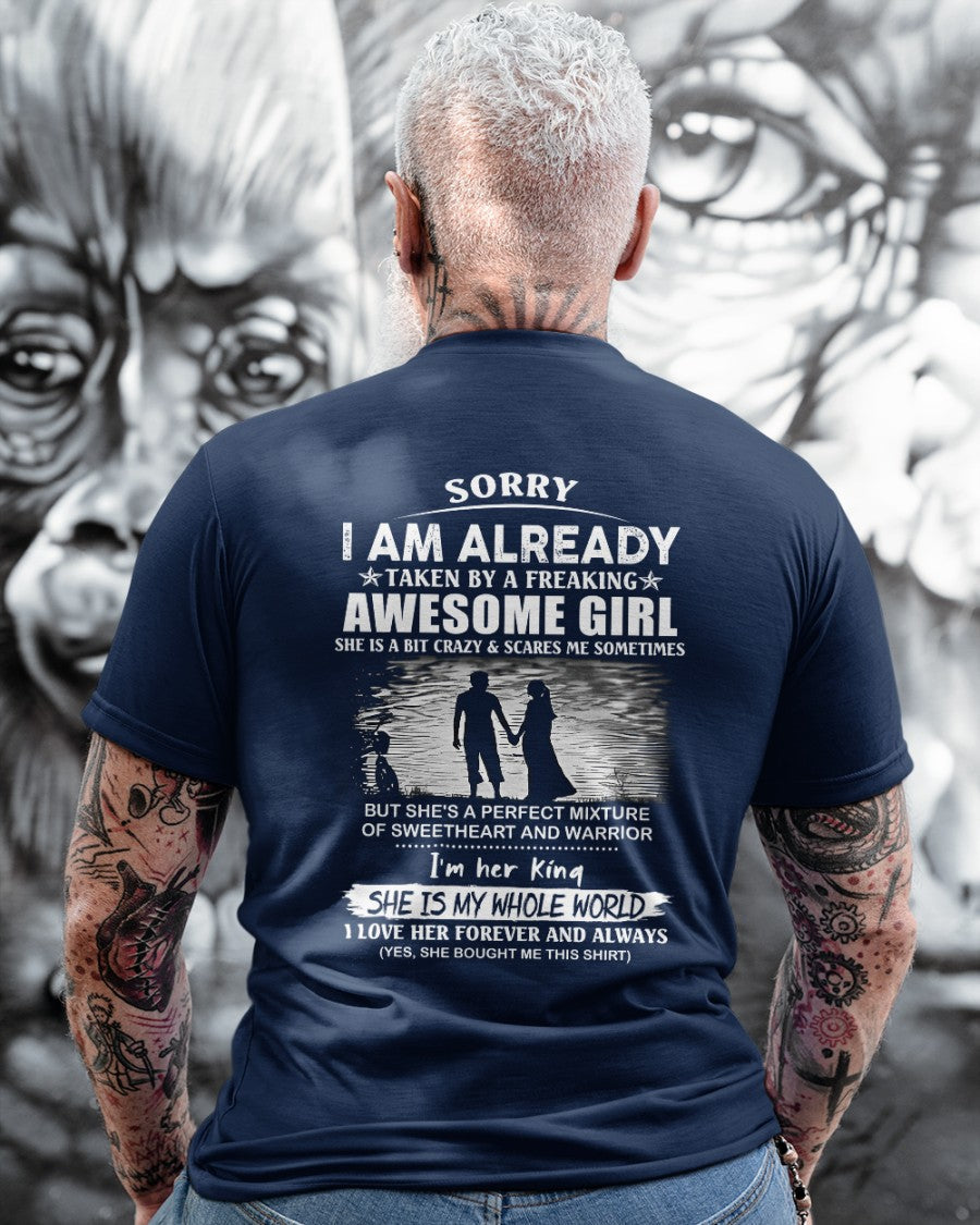 Funny Boyfriend, Husband T-Shirt - Perfect Gift from Girlfriend, Wife for Anniversary or Birthday (SKU11-08-00) LUAN00