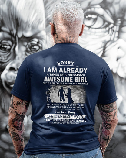 Funny Boyfriend, Husband T-Shirt - Perfect Gift from Girlfriend, Wife for Anniversary or Birthday (SKU11-08-00) LUAN00