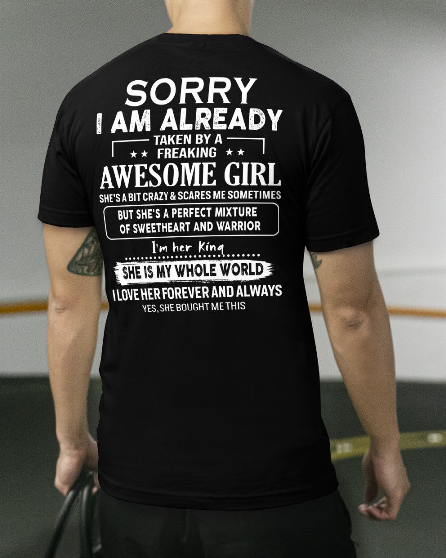 Awesome girl - Perfect gift for your boyfriend, husband - (SKU04-86) - LUAN00