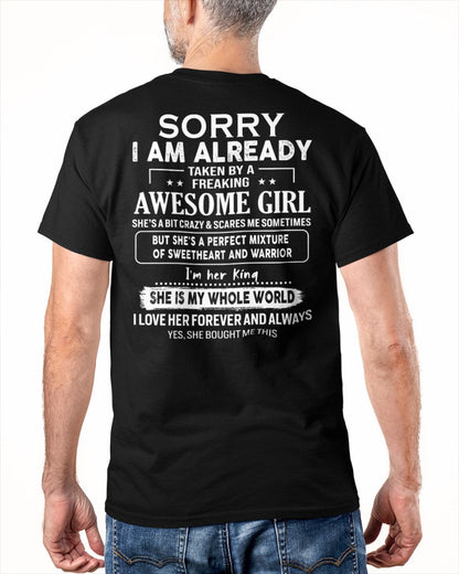 Awesome girl - Perfect gift for your boyfriend, husband - (SKU04-86) - LUAN00