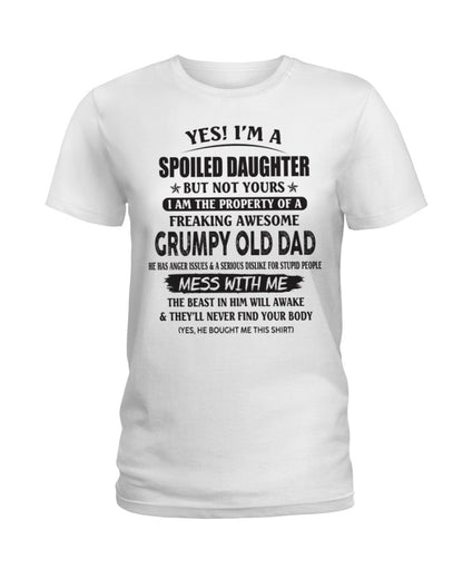 Yes! I'm a Spoiled Daughter - The perfect gift for your daughter - (SKU07-17-00) - LUAN00