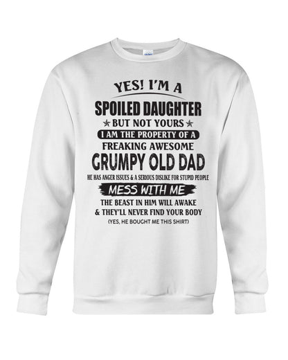 Yes! I'm a Spoiled Daughter - The perfect gift for your daughter - (SKU07-17-00) - LUAN00