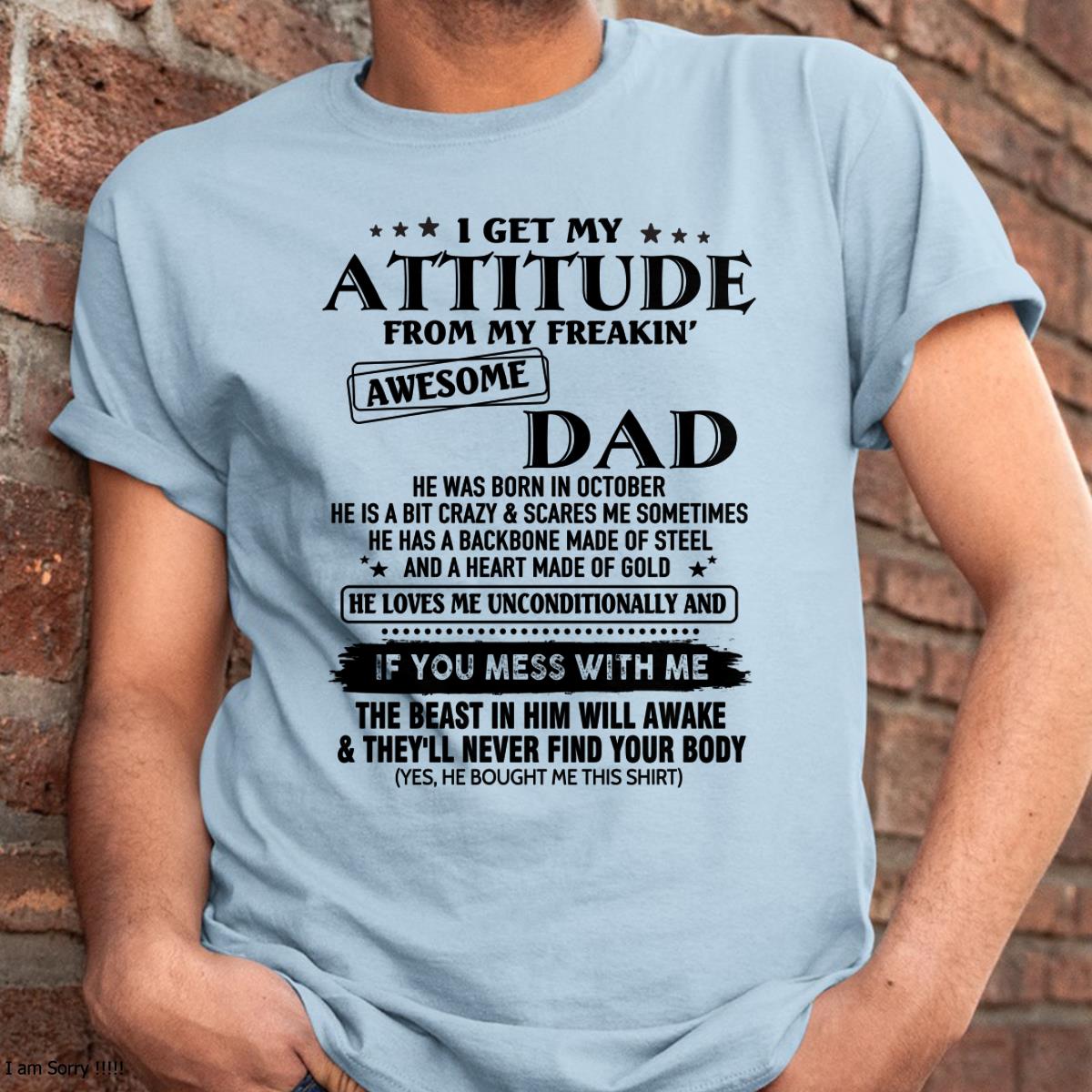 October - Gift For Son and Daughter From Dad - LUAN10 - (SKU-TDADC-10)
