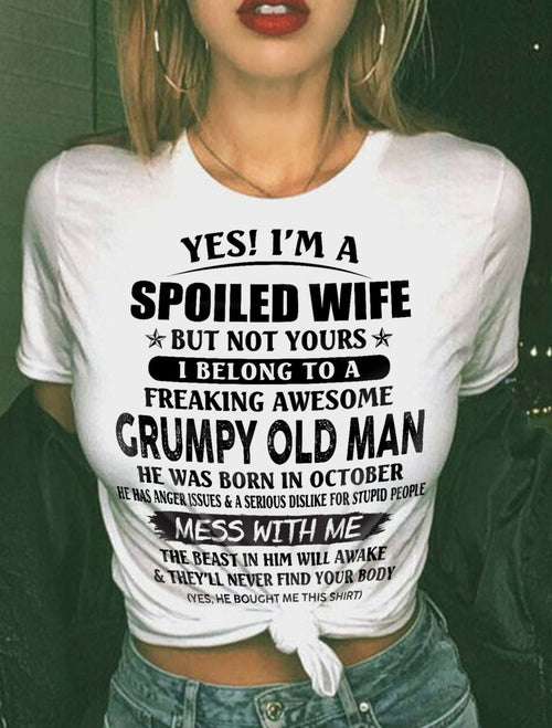 Grumpy Old Man October – Perfect gift for wife From Husband – LUAN10 (SKU08-63-10)