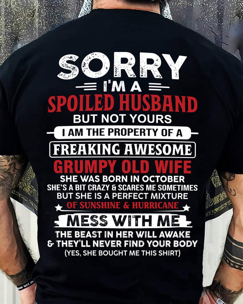 October - Spoiled Husband - Perfect Gift From Wife - LUAN10 (SKU11-02-10)