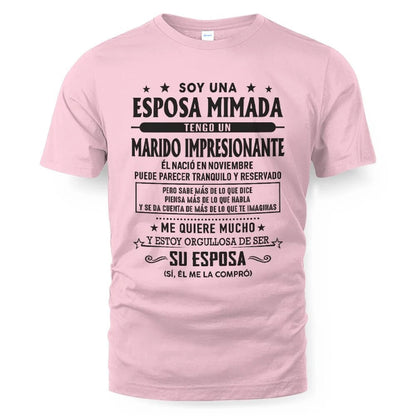 Noviembre – Esposo increíble nacido en noviembre – Regalo especial para tu esposa – LUAN11 (SKU03-11-11)
