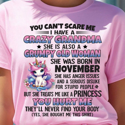 NOVEMBER - YOU CAN'T SCARE ME - GIFT FROM GRANDMA - NINA11 (SKU09-106-11)