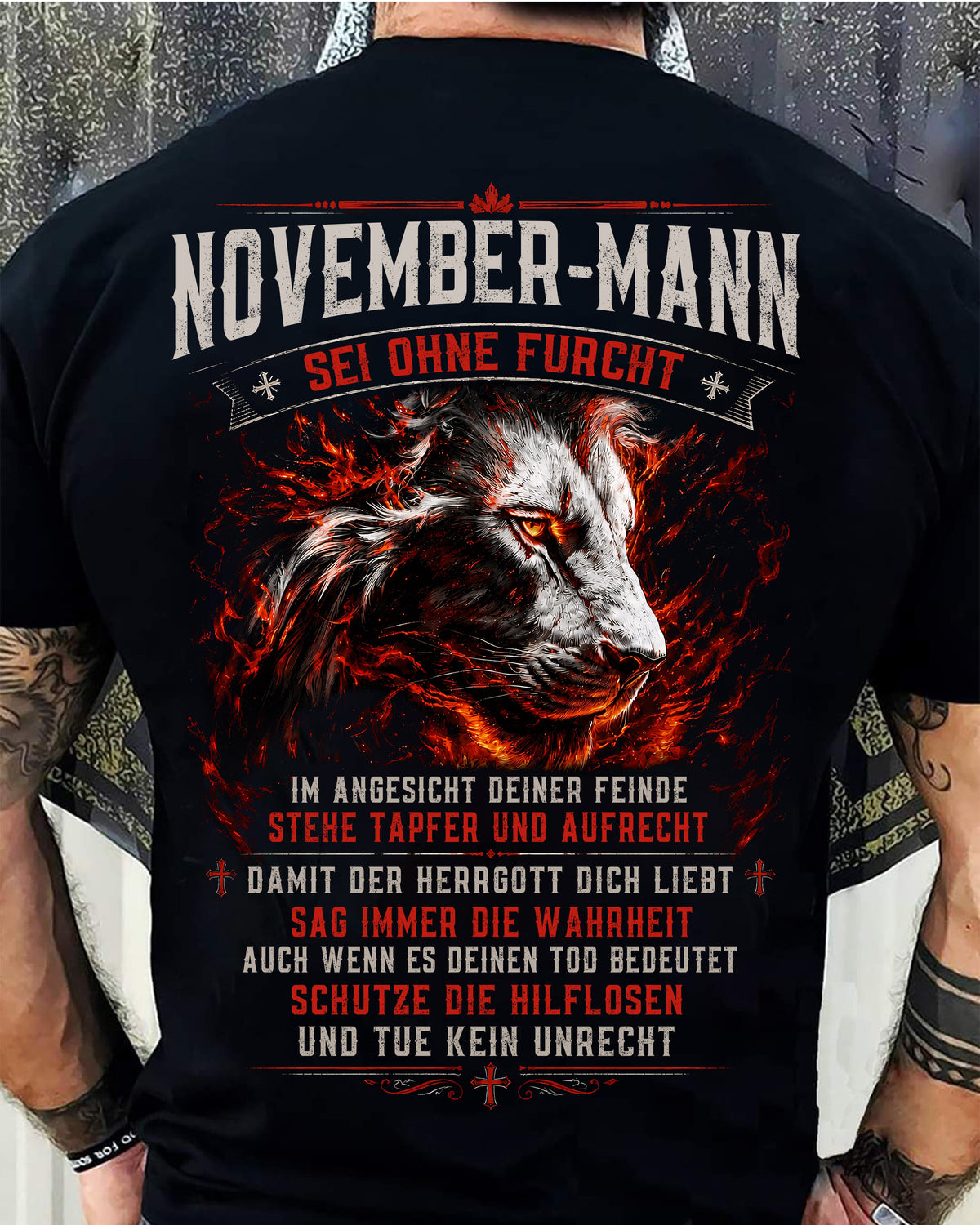 NOVEMBER, SEI OHNE FURCHT IM ANGESICHT DEINER FEINDE - LUAN GER11 (SKU2605-362-11)