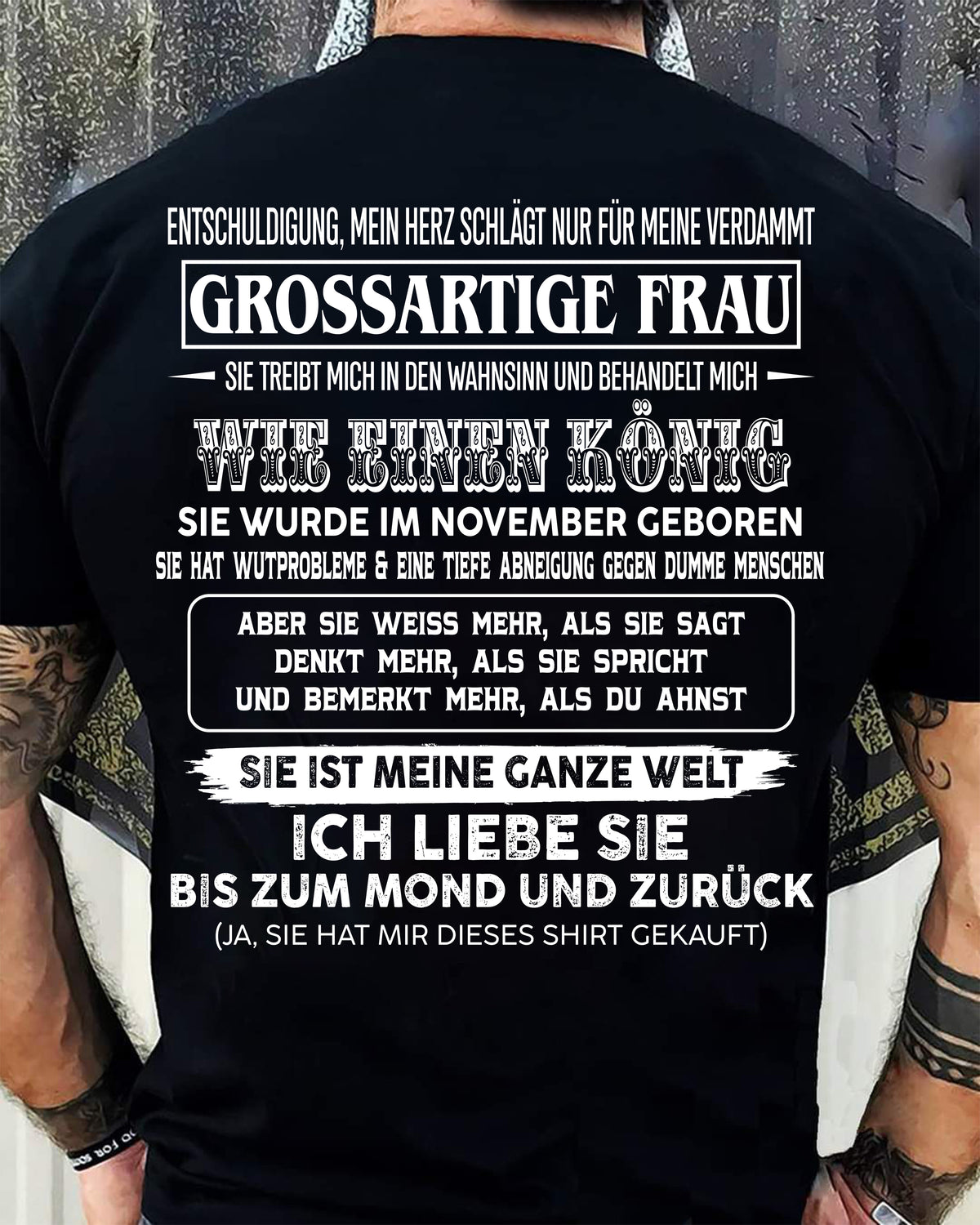 NOVEMBER, ICH LIEBE SIE BIS ZUM MOND UND ZURÜCK - LUAN GER11 (SKU2605-302-11)