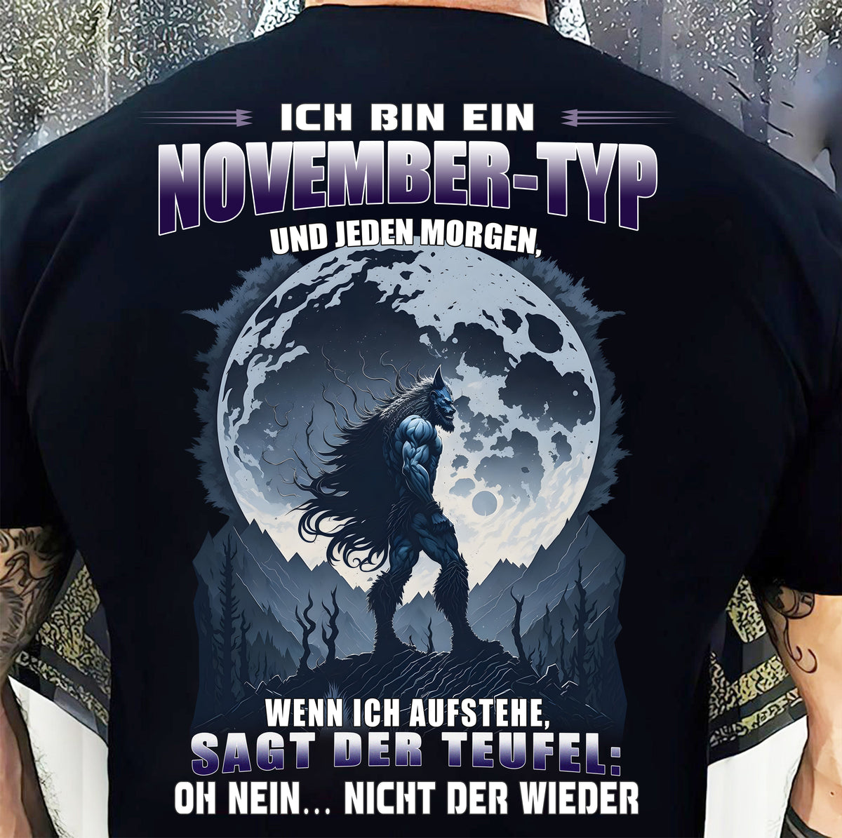 NOVEMBER, SAGT DER TEUFEL: OH NEIN… NICHT DER WIEDER - LUANMALE GER11 (SKU2605-402-11)