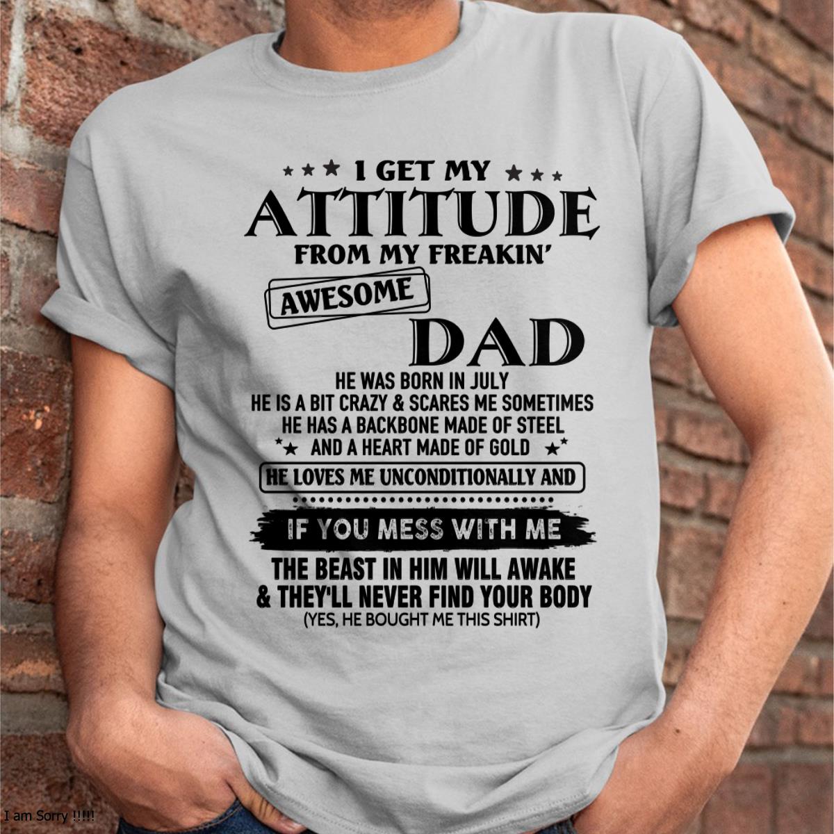July - Gift For Son and Daughter From Dad - LUAN07 - (SKU-TDADC-07)