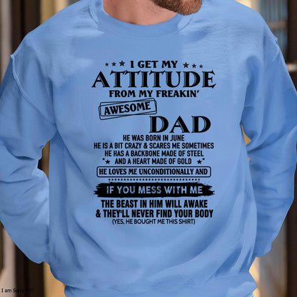 June - Gift For Son and Daughter From Dad - LUAN06 - (SKU-TDADC-06)
