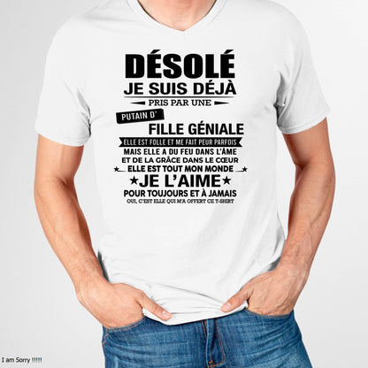 DÉSOLÉ, JE SUIS DÉJÀ PRIS PAR UNE FILLE VRAIMENT GÉNIALE – DE LA PART DE MA FEMME - FR00/LUAN00 (SKU2606-42-00)