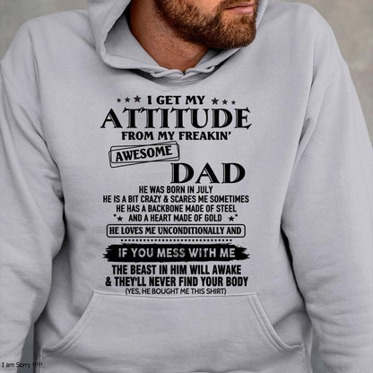 July - Gift For Son and Daughter From Dad - LUAN07 - (SKU-TDADC-07)
