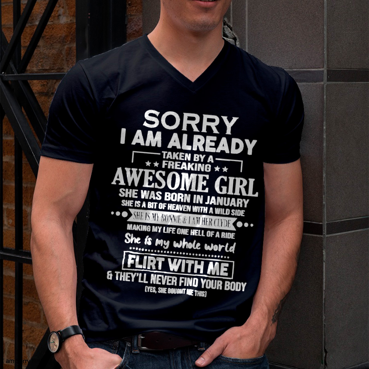 JANUARY – She Is My Bonnie And I Am Her Clyde – FROM WIFE TO HUSBAND – LUAN01 (SKU26T-01-61-01)