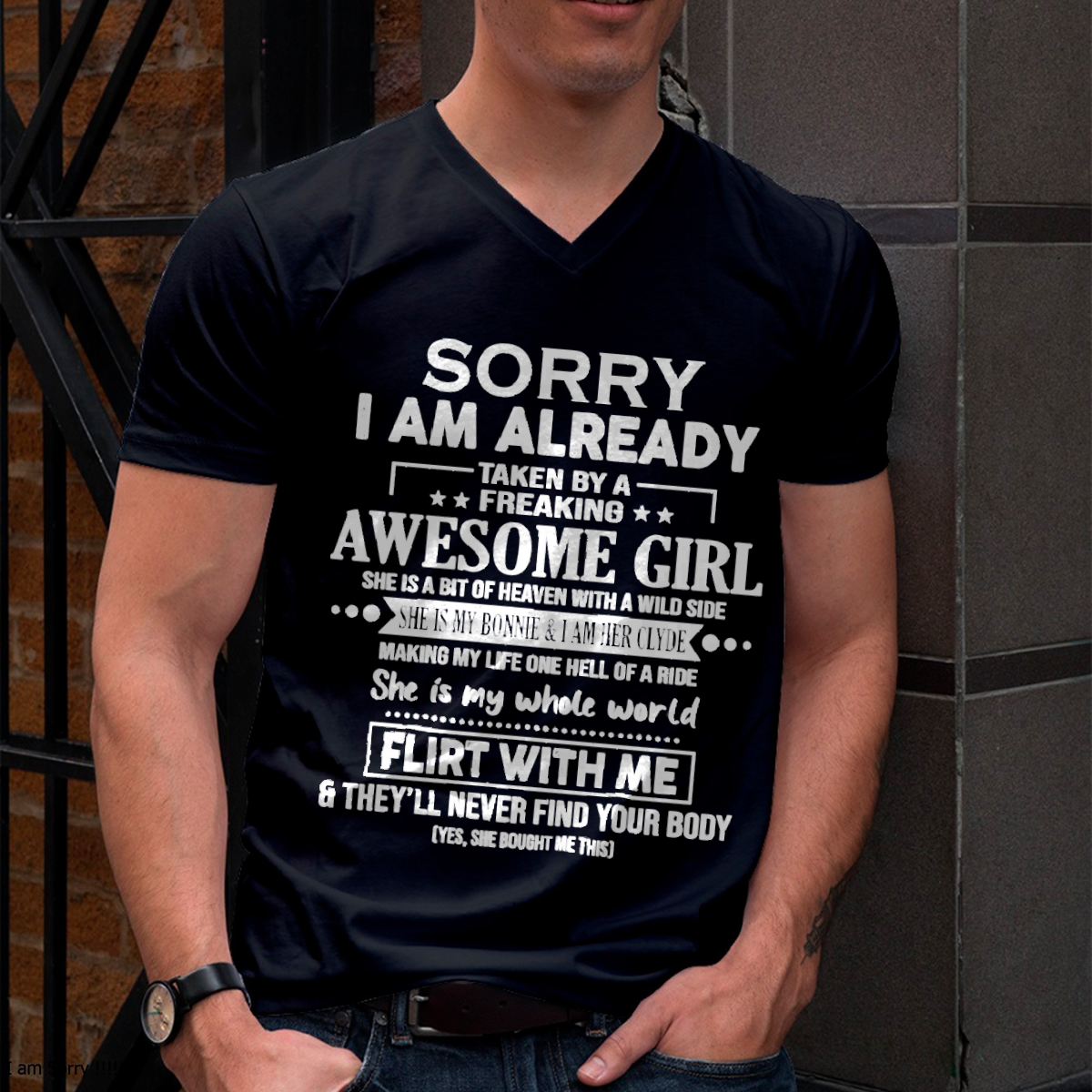 She Is My Bonnie And I Am Her Clyde – FROM WIFE TO HUSBAND – LUAN00 (SKU26T-01-61-00)