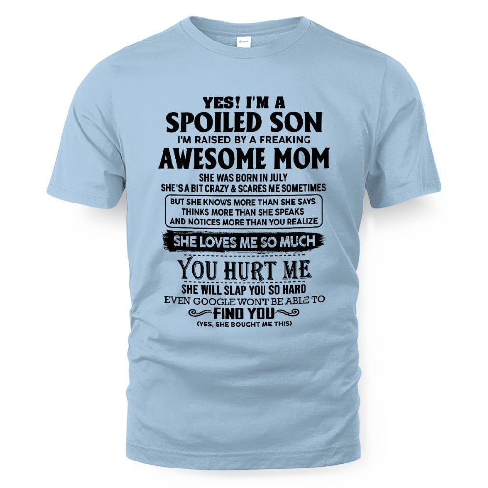 July - Awesome Mom - Perfect gift for son From Mom - LUAN07 (SKU-SPW-07)