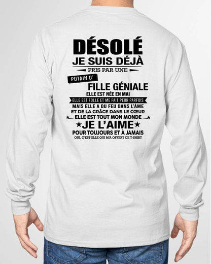 MAI - DÉSOLÉ, JE SUIS DÉJÀ PRIS PAR UNE FILLE VRAIMENT GÉNIALE – DE LA PART DE MA FEMME - FR05/LUAN05 (SKU2606-112-05)