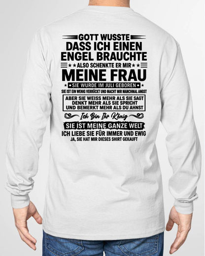 JULI - Ich Bin Ihr König SIE IST MEINE GANZE WELT - Das perfekte Geschenk für deinen Freund - GER/LUAN07 (SKU2606-256-07)