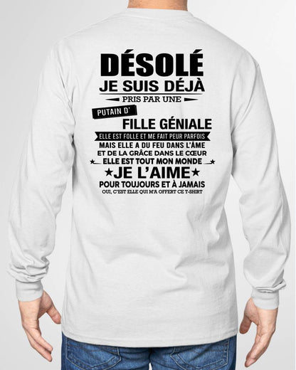 DÉSOLÉ, JE SUIS DÉJÀ PRIS PAR UNE FILLE VRAIMENT GÉNIALE – DE LA PART DE MA FEMME - FR00/LUAN00 (SKU2606-112-00)