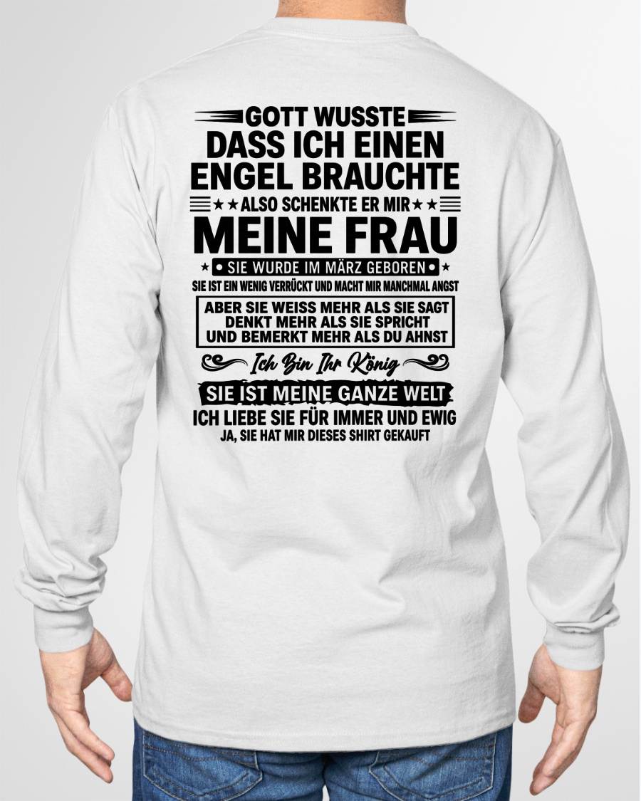 MÄRZ - Ich Bin Ihr König SIE IST MEINE GANZE WELT - Das perfekte Geschenk für deinen Freund - GER/LUAN03 (SKU2606-256-03)
