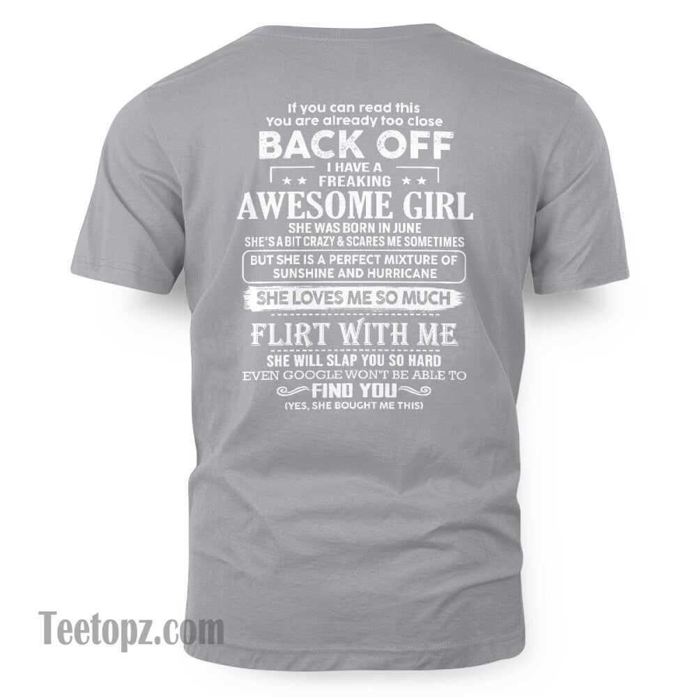 June – Awesome Girlfriend Born In June – Special gift for your Boyfriend – From Wife LUAN06 (SKU06-17-06)