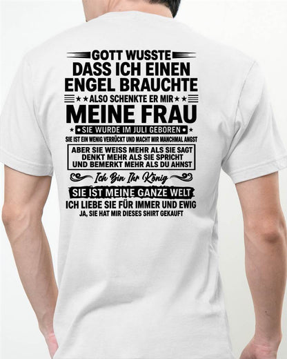 JULI - Ich Bin Ihr König SIE IST MEINE GANZE WELT - Das perfekte Geschenk für deinen Freund - GER/LUAN07 (SKU2606-256-07)