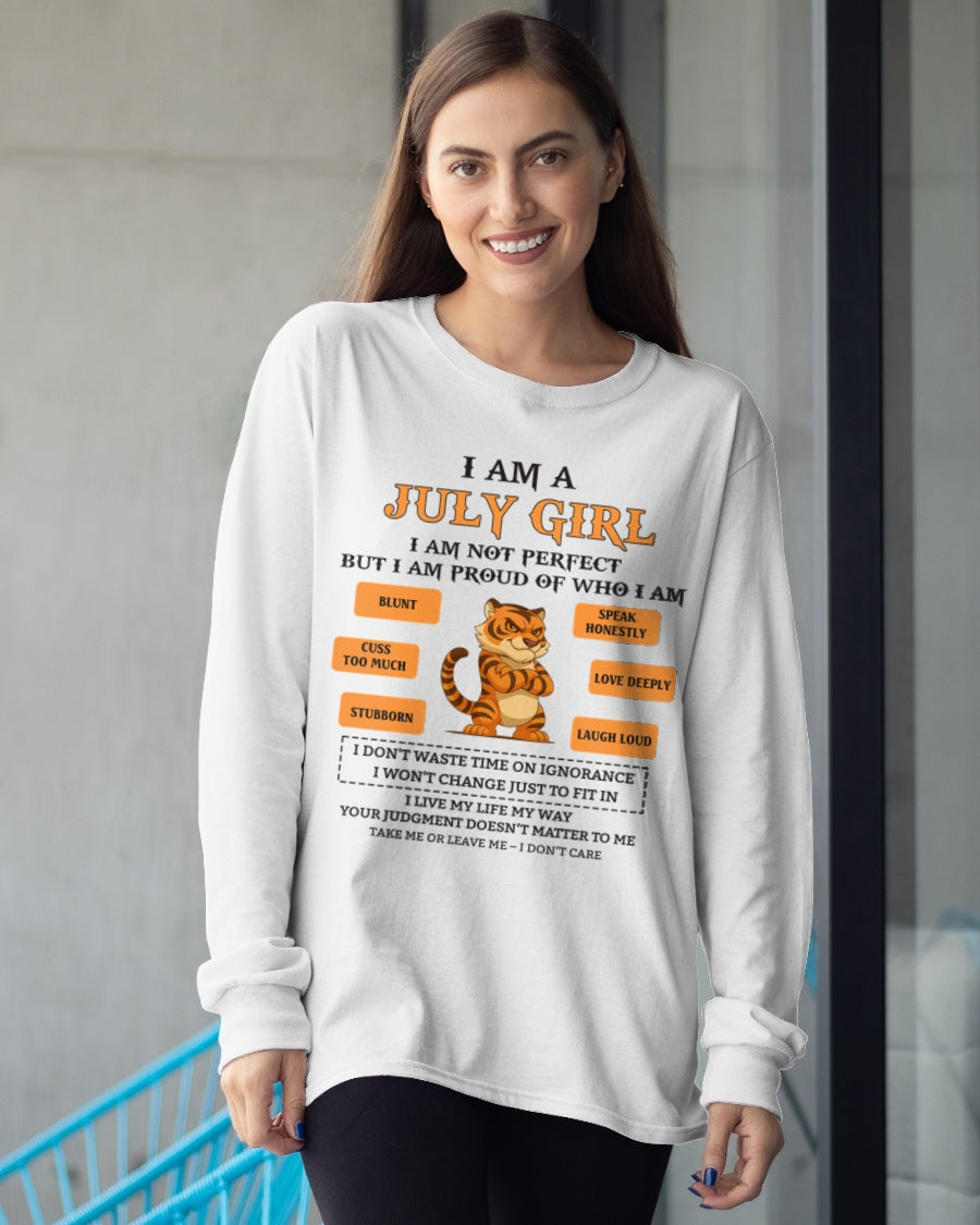 "I AM A JULY GIRL" - Birthday Gift For July Girls - FMA luan07 (SKU26T-01-62-07)