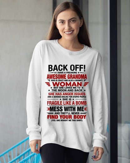 AWESOME GRANDMA T-SHIRT – PERFECT GIFT FROM GRANDMA - LUAN00 (SKU2607-260-00)