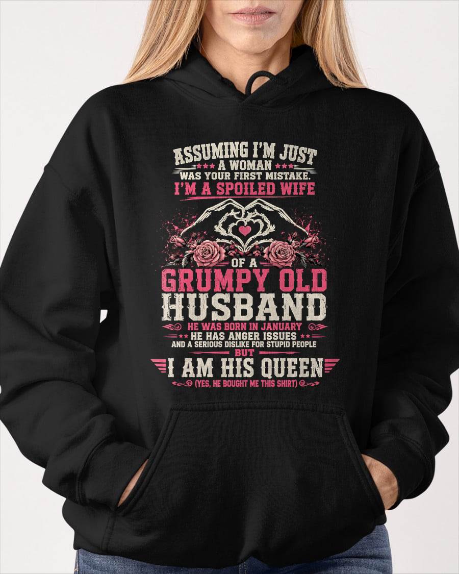 JANUARY - SPOILED WIFE OF A GRUMPY HUSBAND - PERFECT GIFT FROM HUSBAND- LUAN01 (SKU2608-31-01)