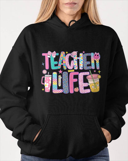 "TEACHER LIFE" – T – SHIRT FOR WOMEN – LUAN00 (SKU2607-176)