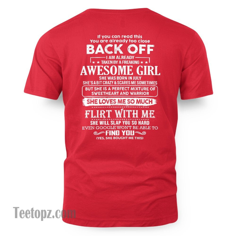 July – Awesome Girlfriend Born In July – Special gift for your Boyfriend – From Wife LUAN07 (SKU06-25-07)