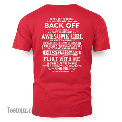 August – Awesome Girlfriend Born In August – Special gift for your Boyfriend – From Wife LUAN08 (SKU06-25-08)