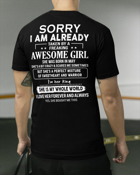 May - Awesome girl - Perfect gift for your boyfriend - (SKU04-86-05) - From Wife LUAN05