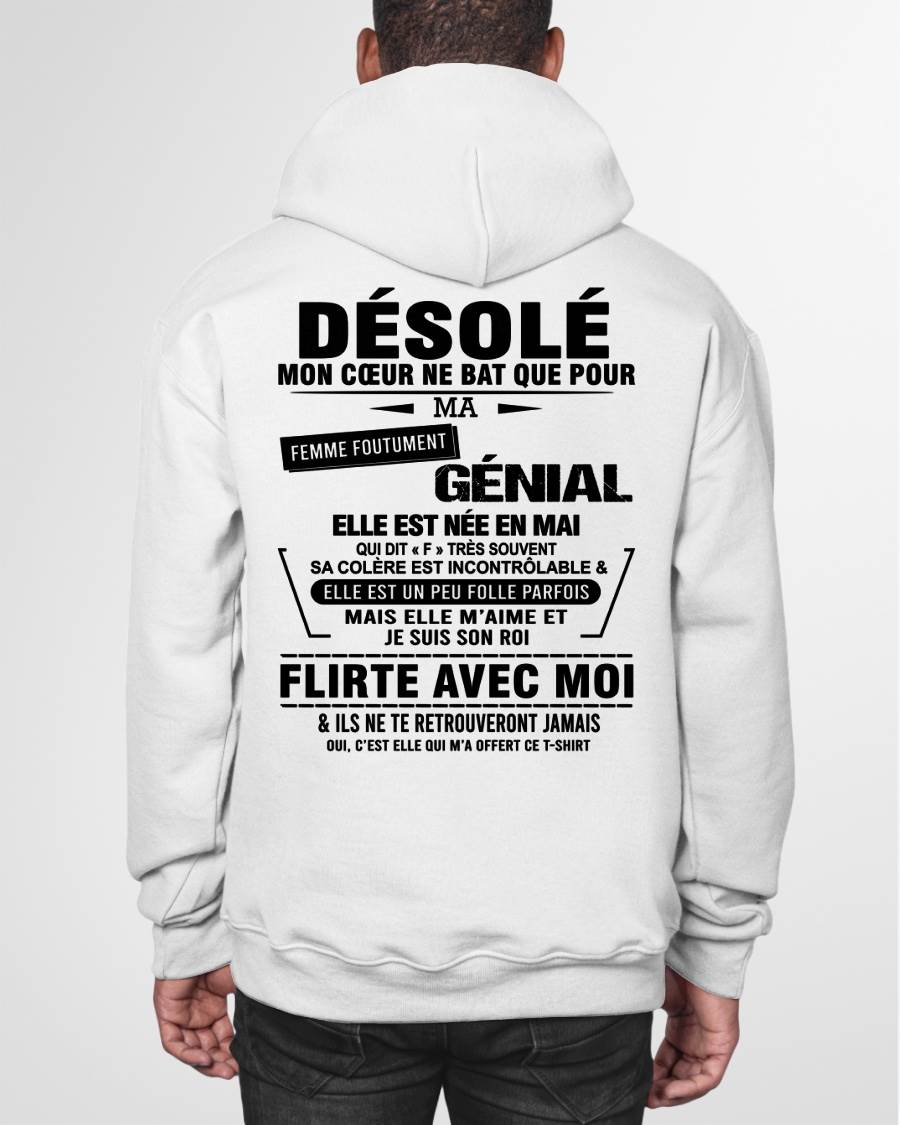 MAI - DÉSOLÉ, MON CŒUR NE BAT QUE POUR MA FEMME FOUTUMENT GÉNIALE — DE SA FEMME - FR05 / LUAN05 (SKU26T-01258-05)