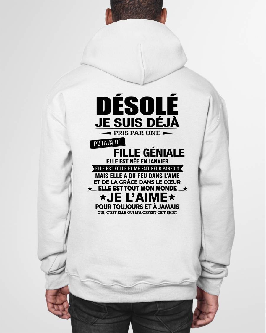 JANVIER - DÉSOLÉ, JE SUIS DÉJÀ PRIS PAR UNE FILLE VRAIMENT GÉNIALE – DE LA PART DE MA FEMME - FR01/LUAN01 (SKU2606-112-01)