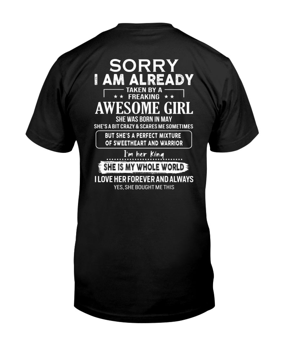 May - Awesome girl - Perfect gift for your boyfriend - (SKU04-86-05) - From Wife LUAN05