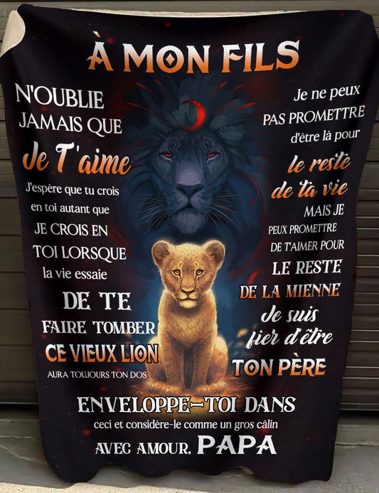 Cadeau Spécial Pour Ton Fils Couverture - De Papa (SKUB12-168)