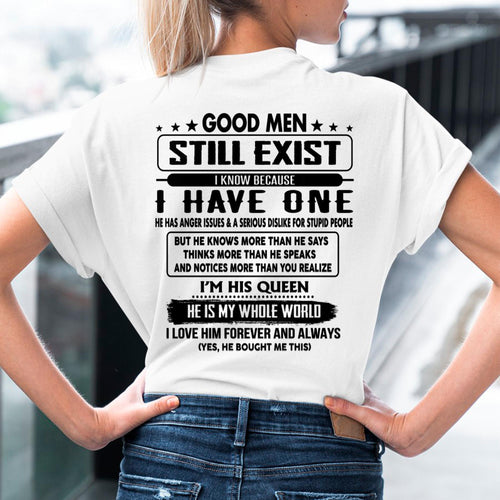Good men Still Exist - gift for your girlfriend, wife from Husband - LUAN00 (SKU-GMSAU-00)