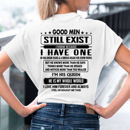 Good men Still Exist - gift for your girlfriend, wife from Husband - LUAN00 (SKU-GMSAU-00)