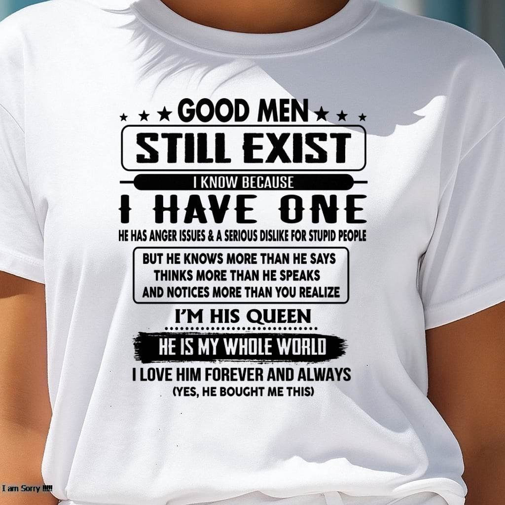 Good men Still Exist - gift for your girlfriend, wife from Husband - LUAN00 (SKU-GM-00)
