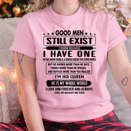 Good men Still Exist - gift for your girlfriend, wife from Husband - LUAN00 (SKU-GM-00)